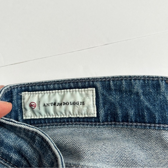 Women's Anthropologie AG Stevie High-Rise Straight Ankle Jeans Size 25R (26.5L) - Picture 7 of 17